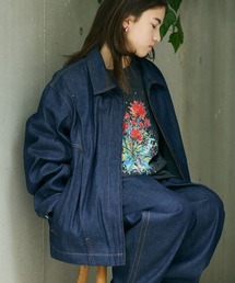ドゥロワー　 2024リジッドデニムGジャン rehacer（レアセル） デニムジャケット gジャン : Tuck Volume Denim