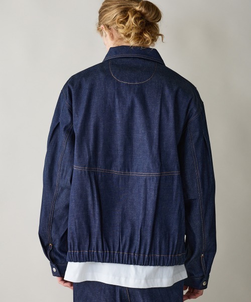 mal. rerere レレレさん　オリジナルデニムジャケット rehacer（レアセル） デニムジャケット gジャン : Tuck Volume Denim