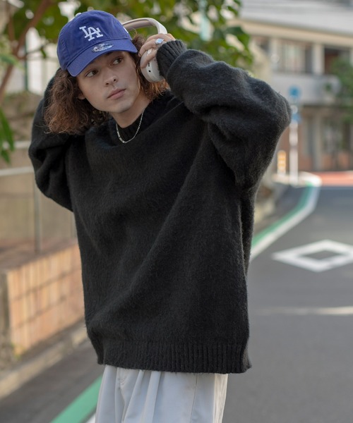 BARK MANHATTAN（バークマンハッタン） 長袖ニット L ブラック メンズ