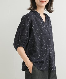 ブラウス シャツ グリッタードットギャザーブラウス レディース｜ZOZOTOWN Yahoo!店