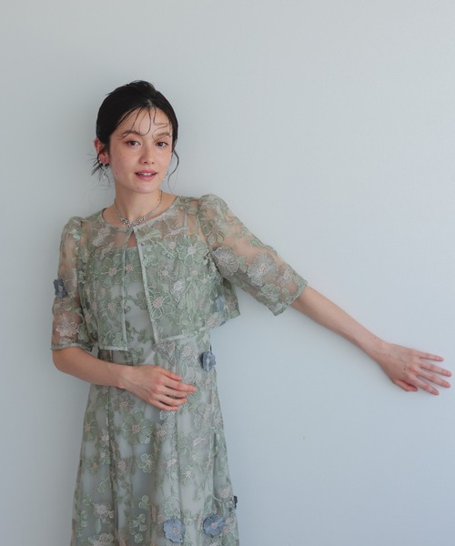 Dorry Doll（ドリードール） ドレス フラワーレースドレス : ZOZOTOWN