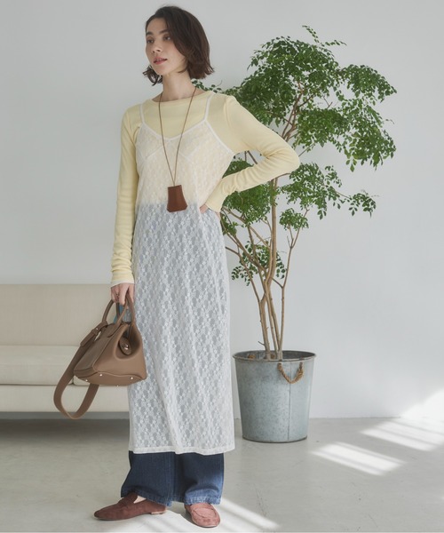 ANGIE ワンピース レース キャミワンピース : ZOZOTOWN Yahoo!店