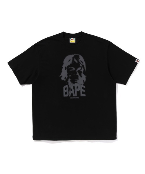 A BATHING APE 黒 Tシャツ レディース A BATHING APE tシャツ JAPAN COLLEGE CITY TEE メンズ