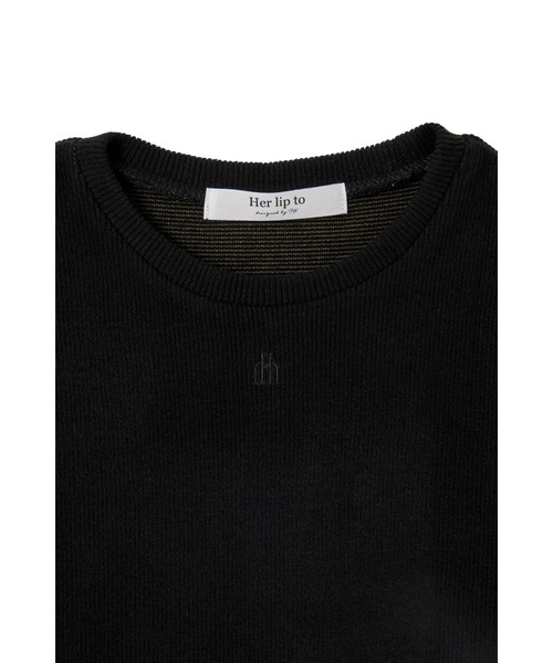 「Her lip to」 半袖Tシャツ S ホワイト レディース
