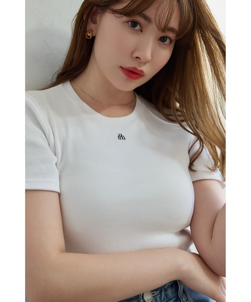 「Her lip to」 半袖Tシャツ S ホワイト レディース
