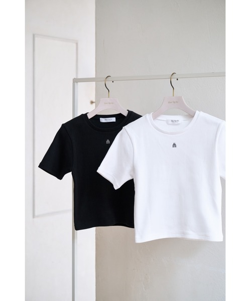 「Her lip to」 半袖Tシャツ S ホワイト レディース