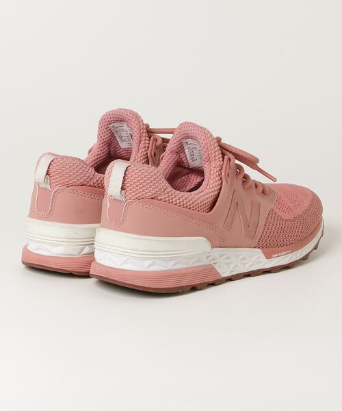 「New Balance」 ローカットスニーカー 24.5cm ピンク レディース