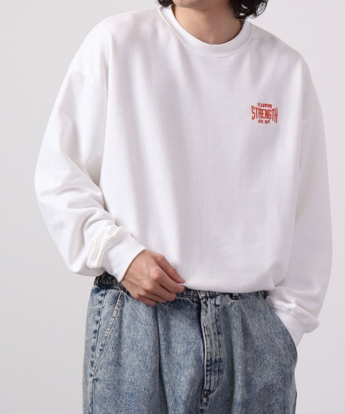 「MODISH GAZE」 長(zhǎng)袖Tシャツ M オフホワイト メンズ