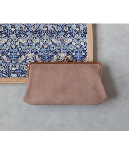genten 財布 アンティーコ×LIBERTY 口金長財布 レディース