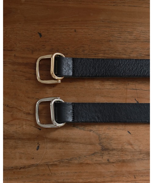 anuke（アンヌーク） ベルト Double Backle Belt レディース