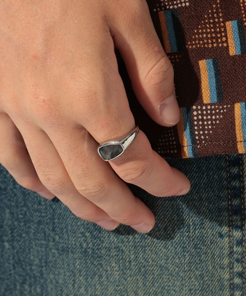 niko and… 指輪 リング デザインシルバーリング メンズ : ZOZOTOWN