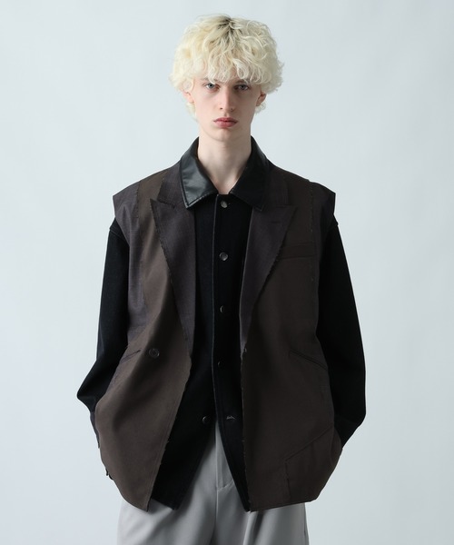 HARE（ハレ） ベスト ジレ 「SET UP対応」サイコウチクベスト(HARE