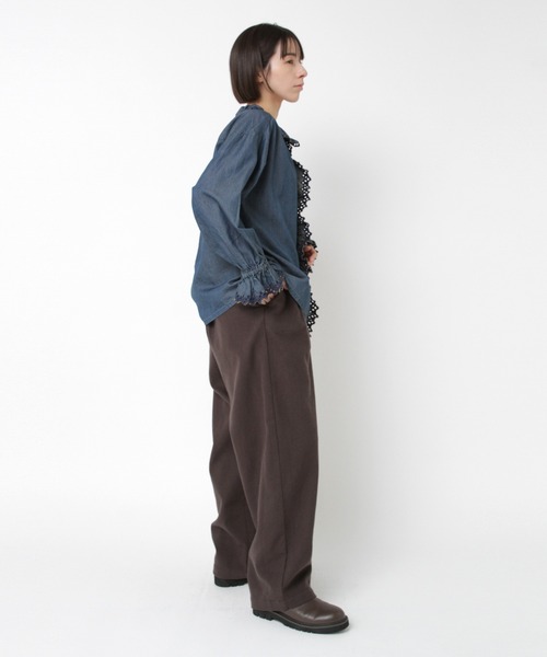 RNA-N（アールエヌエーエヌ） ブラウス シャツ B2929 インディゴ