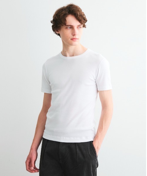 「three dots」 半袖Tシャツ X-LARGE ホワイト メンズ_画像2