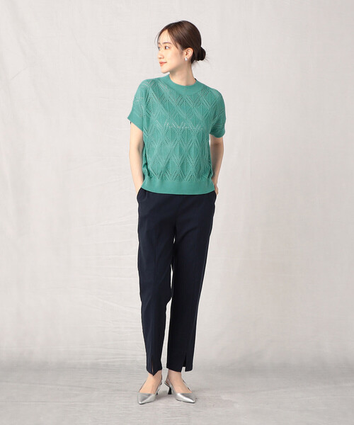 「Comme ca Mature」 ノースリーブニット FREE ベージュ レディース_画像4