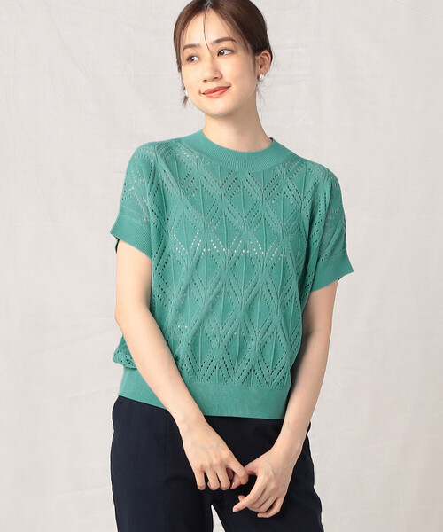 「Comme ca Mature」 ノースリーブニット FREE ベージュ レディース_画像5