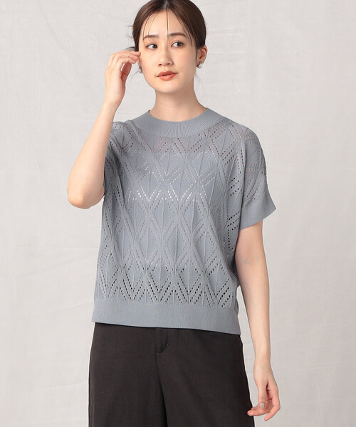 「Comme ca Mature」 ノースリーブニット FREE ベージュ レディース_画像7