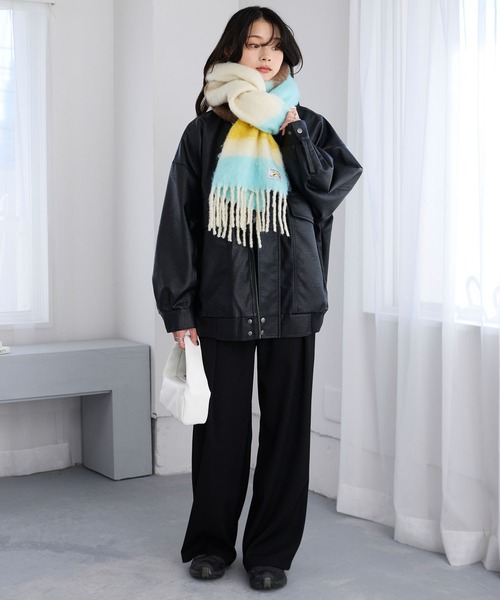 PENNEYS（ペニーズ） マフラー ストール 別注 THE FOX ロゴタグ