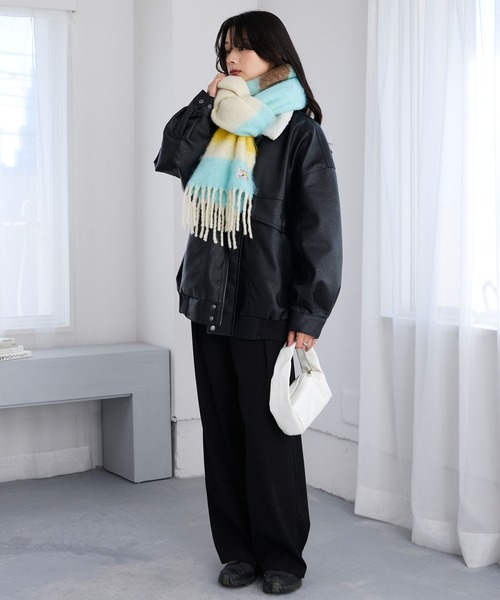 PENNEYS（ペニーズ） マフラー ストール 別注 THE FOX ロゴタグ