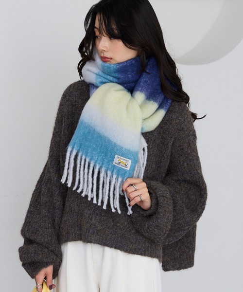 PENNEYS（ペニーズ） マフラー ストール 別注 THE FOX ロゴタグ