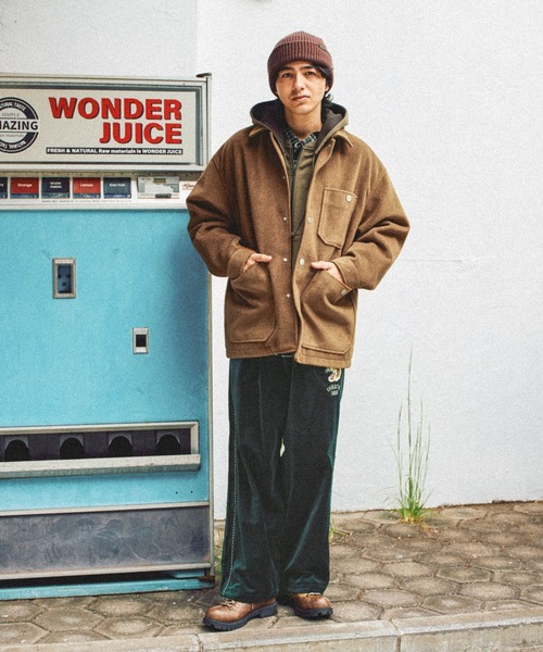 niko and…（ニコアンド） カバーオール ウーリーテックカバーオール