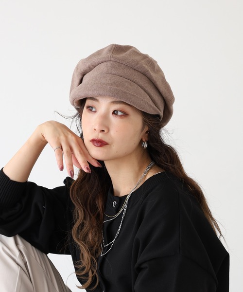 FUNALIVE（ファンアライブ） 帽子 キャスケット フェイクウール