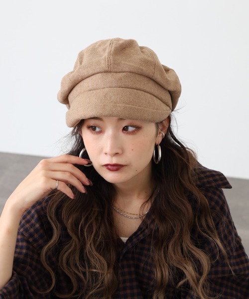 FUNALIVE（ファンアライブ） 帽子 キャスケット フェイクウール