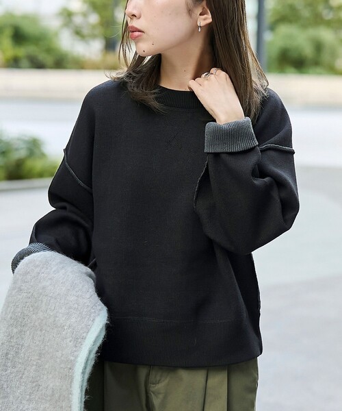 coen（コーエン） ニット セーター 「新色登場」スウェットライク2way