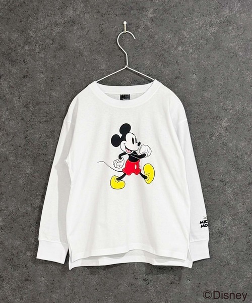 Disney（ディズニー） tシャツ MICKEYミッキーマウス キッズ オーバー