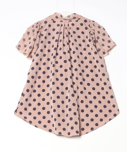 「Q」 半袖ブラウス 2 ベージュ レディース_画像2