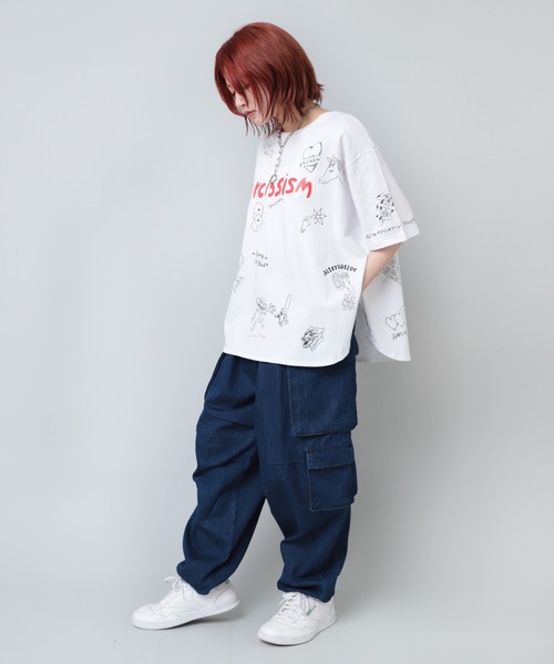 「RNA」 半袖Tシャツ MEDIUM ブラック レディース_画像5