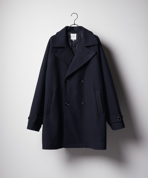 「ENDER PRODUCTS」 ピーコート M グレー メンズ_画像2