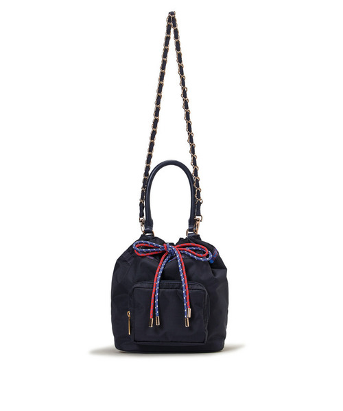 ショルダーバッグ バッグ W DRAWSTRING CHAIN BAG アビスフロストCD レディースの画像
