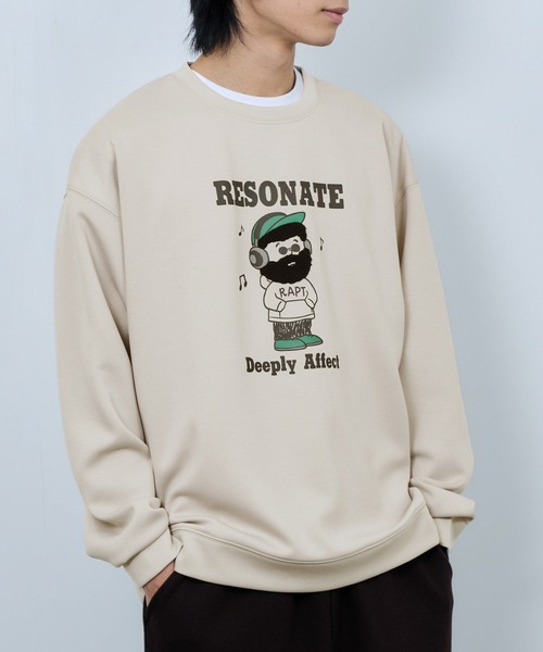 トレーナー スウェット OZZY ヒゲダンボールトレーナー メンズ