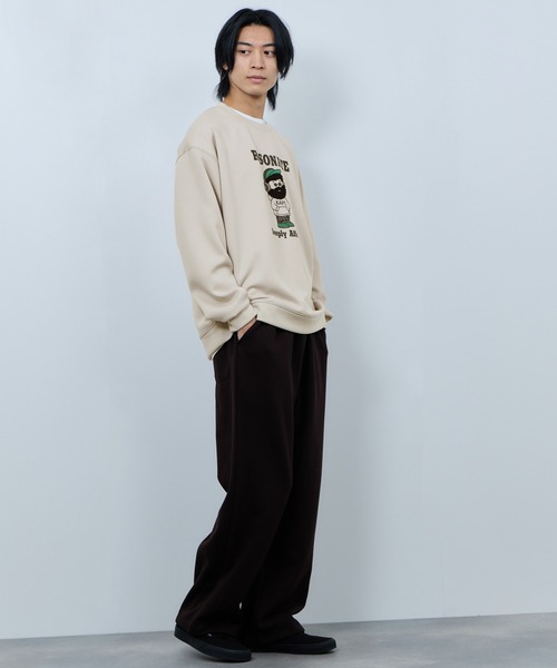 トレーナー スウェット OZZY ヒゲダンボールトレーナー メンズ