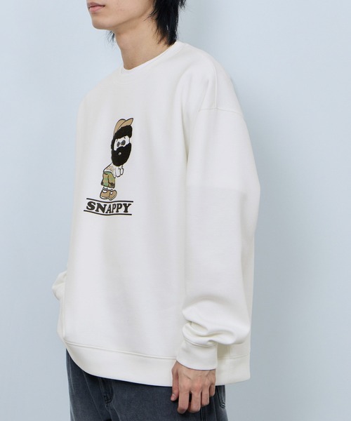 トレーナー スウェット OZZY ヒゲダンボールトレーナー メンズ