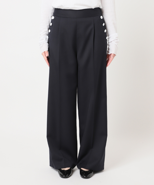 IENA（イエナ） スラックス パンツ ウール混マリンパンツ レディース