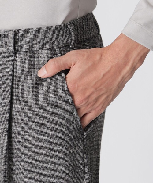 PAUL STUART（ポールスチュアート） パンツ ストレッチウールパンツ