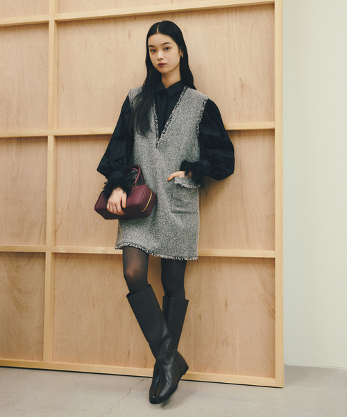 La TOTALITE（ラ トータリテ） ブーツ REMME/レメ レザーロングブーツ