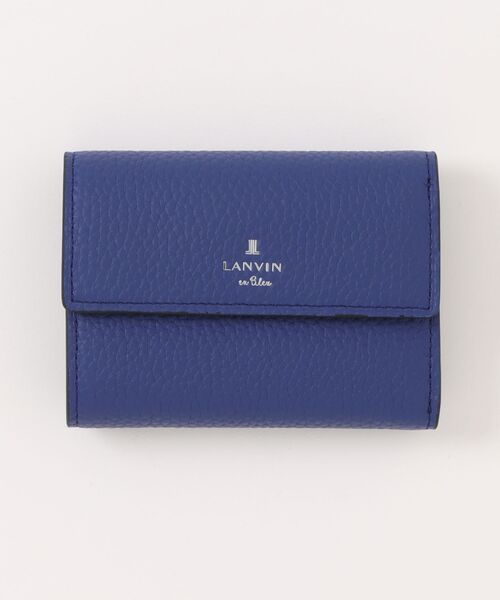 未使用 三つ折り財布 LANVIN en Bleu LANVIN en Bleu ランバンオンブルー ロージュ 三つ折り財布 小銭入れ
