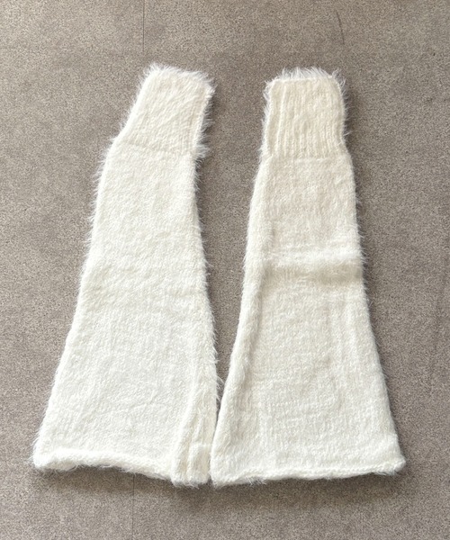 pyornim（ピョルニム） レッグウォーマー ふわふわモヘア シャギー