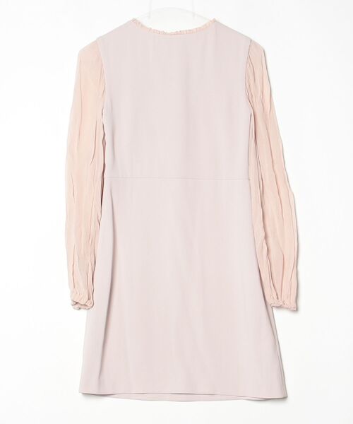 「PINKO」 長袖ワンピース 36 ピンク レディース_画像2