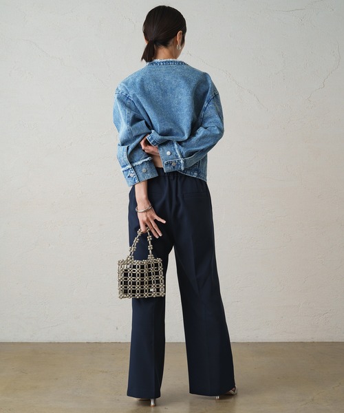 Loungedress ラウンジドレス　デニムジャケット　Gジャン Loungedress（ラウンジドレス） デニムジャケット FREE ブルー