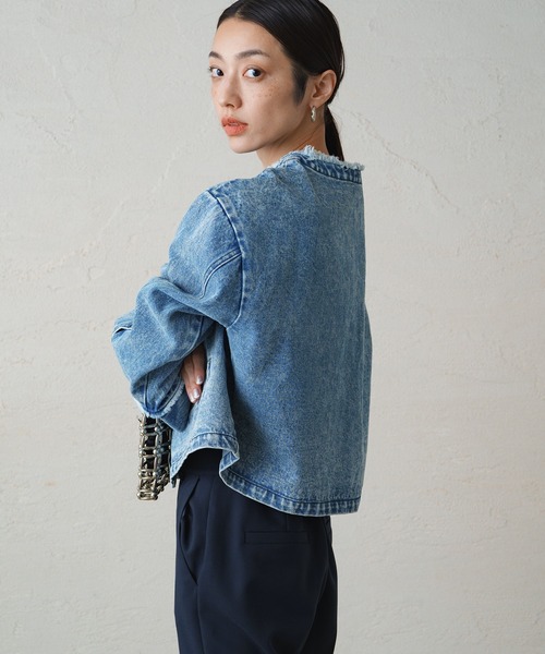 Loungedress（ラウンジドレス） デニムジャケット FREE ブルー