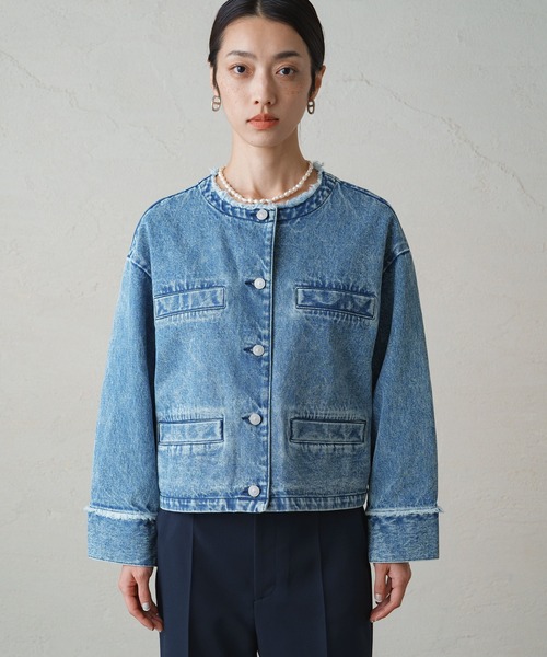 Loungedress（ラウンジドレス） デニムジャケット FREE ブルー