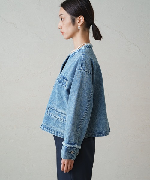 Loungedress（ラウンジドレス） デニムジャケット FREE ブルー