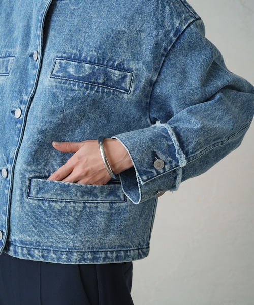 Loungedress（ラウンジドレス） デニムジャケット FREE ブルー