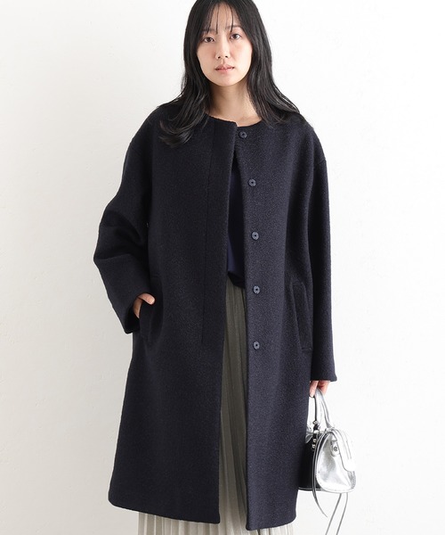 osono〉2WAYノーカラーコート | natural couture(ナチュラル