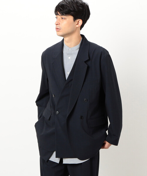 COMME CA ISM（コムサイズム） テーラードジャケット L ネイビー
