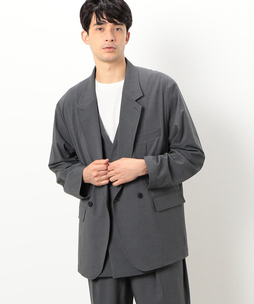 COMME CA ISM（コムサイズム） テーラードジャケット L ネイビー